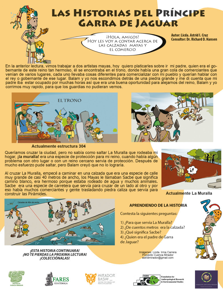 CALZADAS MAYAS Y EL COMERCIO