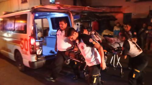 Las víctimas fueron trasladadas al Hospital San Juan de Dios para recibir atención médica.