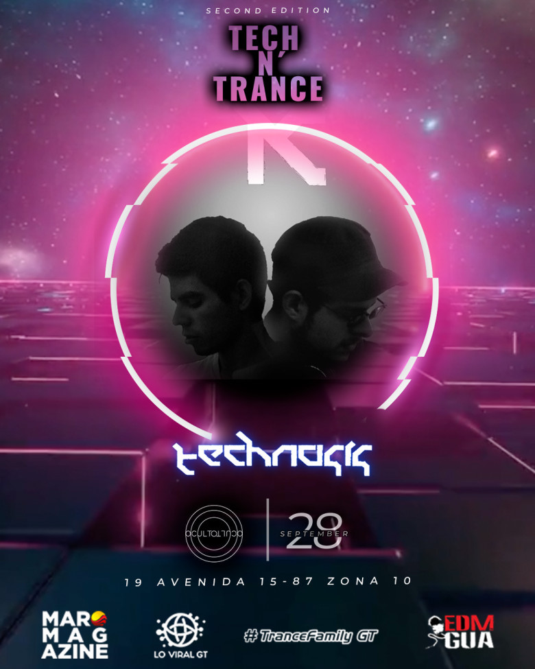 Más de una década dominando el Techno. Ionattan Figueroa y Dj KEVINMA 2 DJs Guatemaltecos traen su experencia y pasión a Tech N Trance