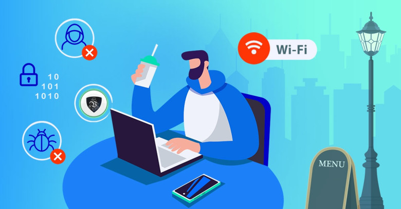 4. Evita redes Wi-Fi públicas para transacciones