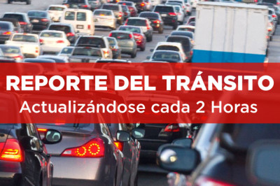 Reporte del Tránsito - Actualizándose cada 2 Horas