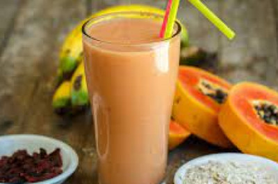 Disfruta de un delicioso batido de papaya