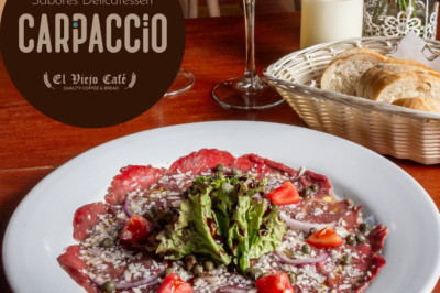 Disfruta de un delicioso Carpaccio en El Viejo Café