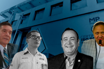 Fiscalía donde trabaja esposo de Consuelo Porras tramita denuncia contra Giammattei y Martínez