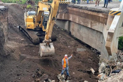 ¿Envió Bukele asistencia para reparar el puente Río Colorado en Guatemala?