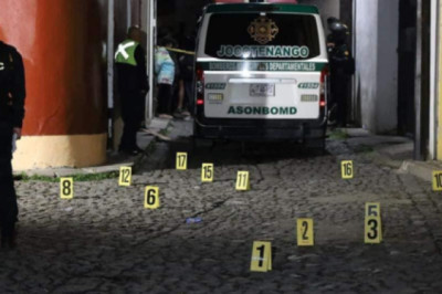 Doble asesinato en discoteca de Antigua: Sicarios disparan más de 15 veces