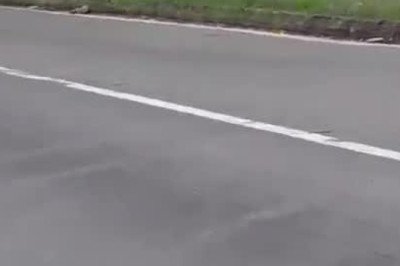 Bloquean ambos carriles en el kilómetro 37 de la ruta Palín-Escuintla