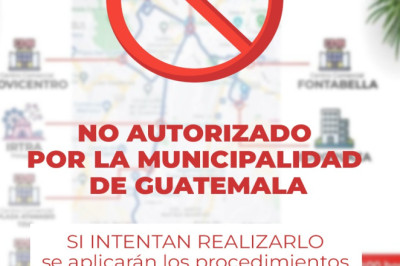 ÚLTIMA HORA: ¡LASTIMOSAMENTE! LA MUNICIPALIDAD DE GUATEMALA NO AUTORIZA EL RECORRIDO NAVIDEÑO B Y B
