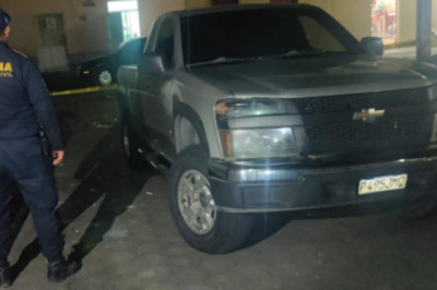 Interceptan a conductor de picop y descubren droga en el tanque de gasolina
