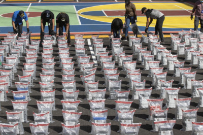 República Dominicana incinerará 9.8 toneladas de cocaína procedentes de Guatemala