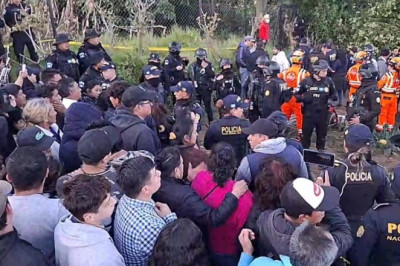 Vecinos exigen justicia por el hallazgo de dos adolescentes en San Marcos