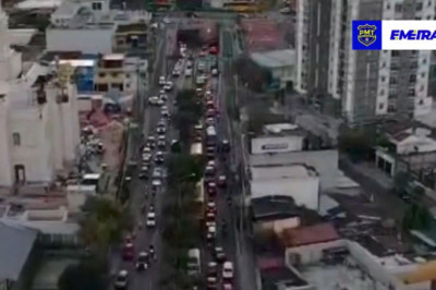 Imágenes aéreas exponen caos vial en la 13 calle tras cierre de viaducto