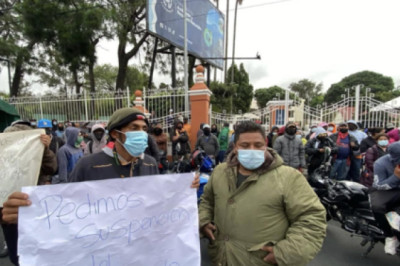 Recolectores protestan en el MARN y cierran vertedero de zona 3