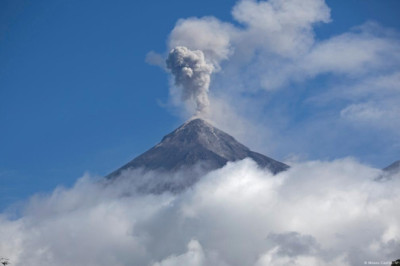 Alerta naranja por erupción del Volcán de Fuego