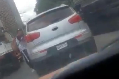 Delincuente aprovecha semáforo en rojo para asaltar vehículo en zona 4