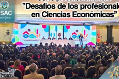 🎓 USAC presente en el foro “Desafíos de los profesionales en Ciencias Económicas”