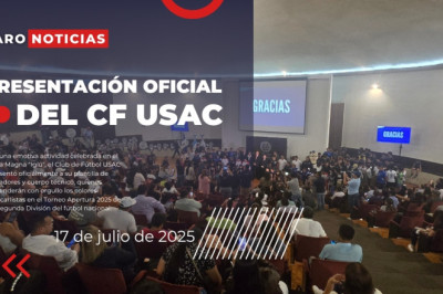 CF USAC presenta su plantilla, nueva indumentaria y ambicioso proyecto rumbo al Torneo Apertura 2025