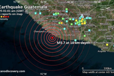 ¡Temblor de madrugada! Guatemala despierta con sismo de 4.7 grados