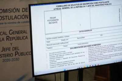 Comisión de Postulación ajusta fechas para aspirantes a Fiscal General