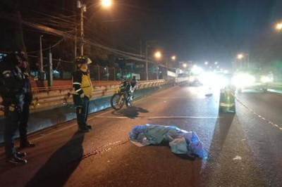 Peatón muere atropellado en ruta al Atlántico