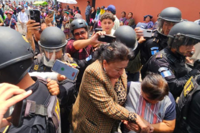 PNC resguarda a jueza en hotel de Antigua durante disturbios