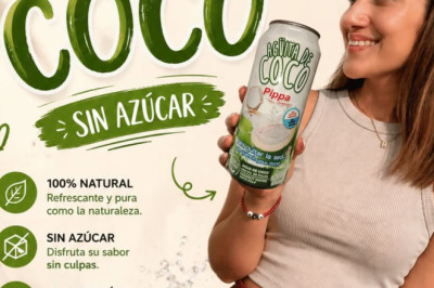 Agüita de Coco Pippa sin azúcar: frescura natural para tu día 🌴🥥