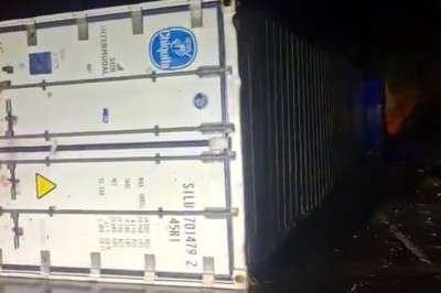 Tráiler volcado en el km 47 de la ruta al Atlántico deja un herido