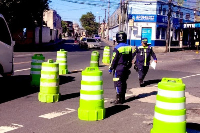 Implementan desvíos viales en avenida Las Victorias por actividades del mercado San Martín