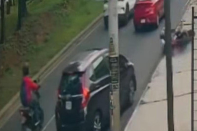 Motorista arrollado en San Cristóbal tras rebasar por la derecha