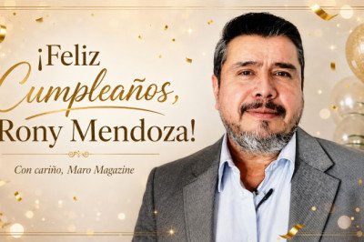 Maro Magazine celebra el cumpleaños de Rony Mendoza, una persona muy especial para nuestro equipo