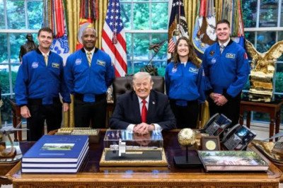 Trump condecora a los cuatro astronautas de Artemis II tras histórica misión alrededor de la Luna