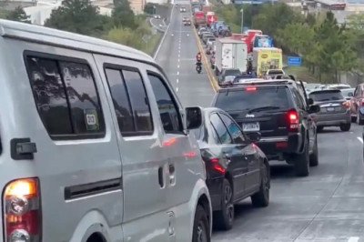 Accidente en la CA-9 Sur paraliza el tránsito y genera largas filas desde Villa Nueva