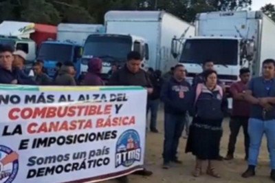 Transportistas anuncian manifestación en dos puntos de la ruta Interamericana por alza en combustibles