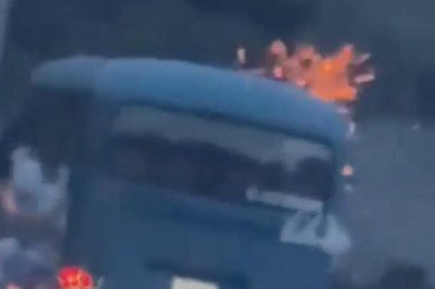 Captan una peligrosa maniobra al transportar una antorcha encendida en plena carretera de Chimaltenango
