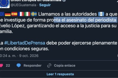 Unión Europea pide esclarecer el asesinato del periodista Evelio López en Guatemala