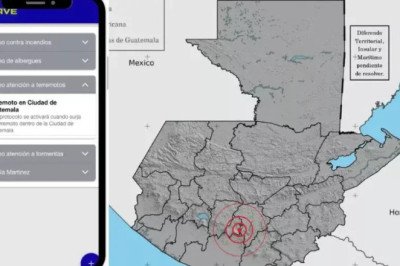 Conred e Insivumeh lanzan sistema gratuito de alertas de sismos para celulares Android en Guatemala